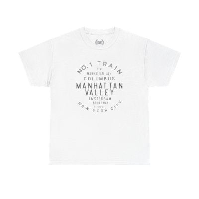 Manhattan Valley NYC Streets Unisex T-Shirt