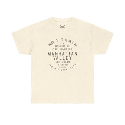 Manhattan Valley NYC Streets Unisex T-Shirt