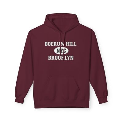 Boerum Hill NYC Unisex Hoodie Brooklyn Softstyle Fleece Crewneck