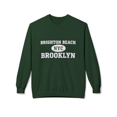 Brighton Beach Brooklyn Softstyle Fleece Crewneck Sweatshirt