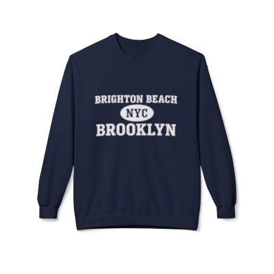 Brighton Beach Brooklyn Softstyle Fleece Crewneck Sweatshirt