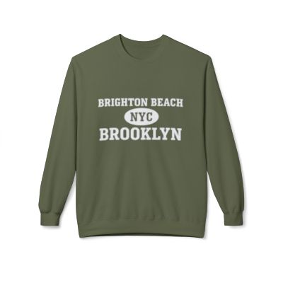 Brighton Beach Brooklyn Softstyle Fleece Crewneck Sweatshirt