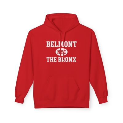 Belmont NYC Unisex Hoodie Bronx Softstyle Fleece Crewneck