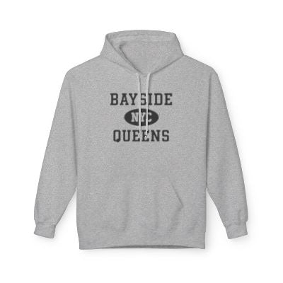 Bayside NYC Unisex Hoodie Queens Softstyle Fleece Crewneck