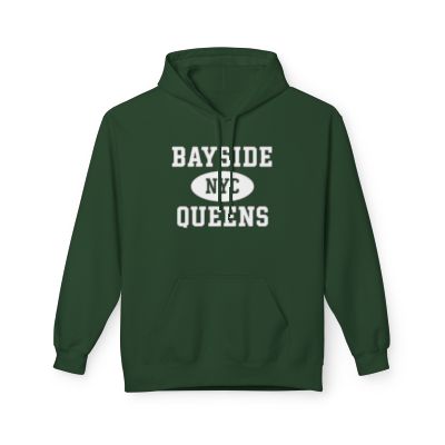 Bayside NYC Unisex Hoodie Queens Softstyle Fleece Crewneck