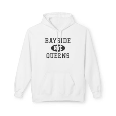 Bayside NYC Unisex Hoodie Queens Softstyle Fleece Crewneck