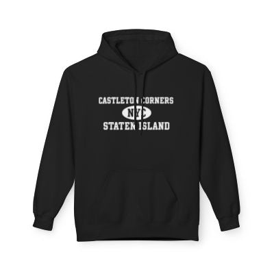 Castleton Corners NYC Unisex Hoodie Staten Softstyle Fleece Crewneck