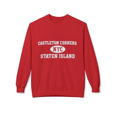 Castleton Corners Staten Softstyle Fleece Crewneck Sweatshirt