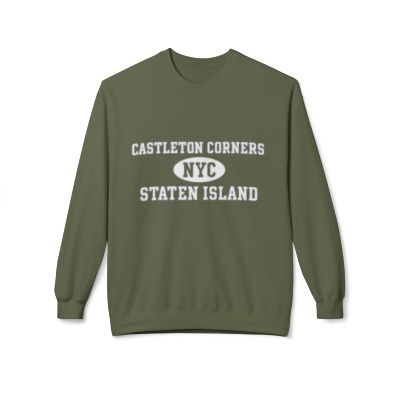 Castleton Corners Staten Softstyle Fleece Crewneck Sweatshirt