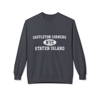 Castleton Corners Staten Softstyle Fleece Crewneck Sweatshirt