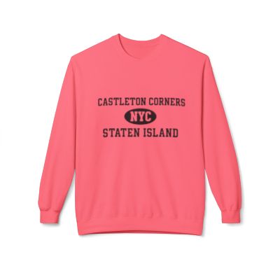 Castleton Corners Staten Softstyle Fleece Crewneck Sweatshirt
