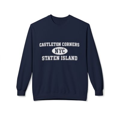 Castleton Corners Staten Softstyle Fleece Crewneck Sweatshirt