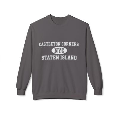 Castleton Corners Staten Softstyle Fleece Crewneck Sweatshirt