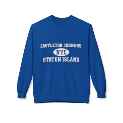 Castleton Corners Staten Softstyle Fleece Crewneck Sweatshirt