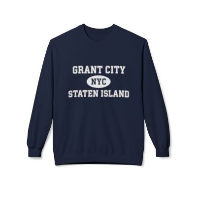 Grant City Staten Island Softstyle Fleece Crewneck Sweatshirt