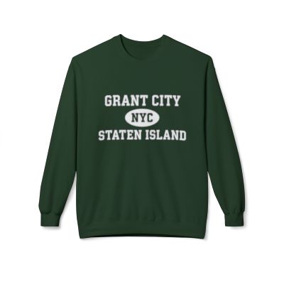 Grant City Staten Island Softstyle Fleece Crewneck Sweatshirt