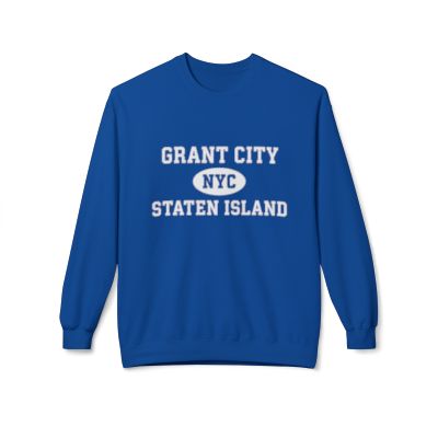 Grant City Staten Island Softstyle Fleece Crewneck Sweatshirt