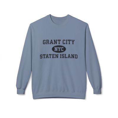 Grant City Staten Island Softstyle Fleece Crewneck Sweatshirt