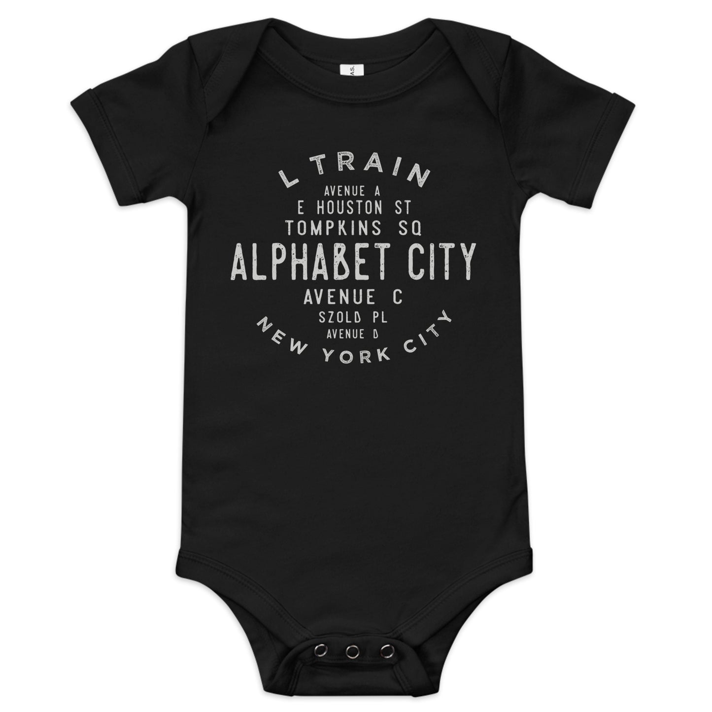 Alphabet City Manhattan NYC Infant Bodysuit