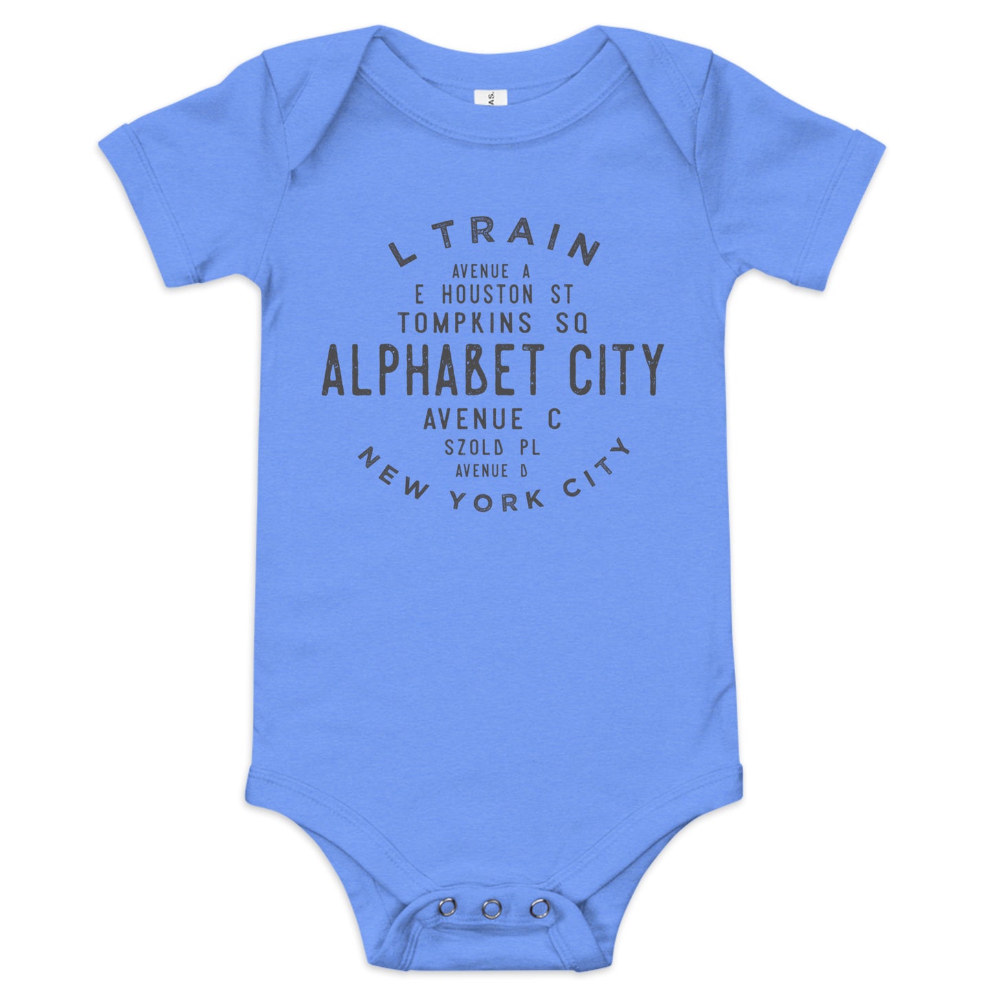 Alphabet City Manhattan NYC Infant Bodysuit
