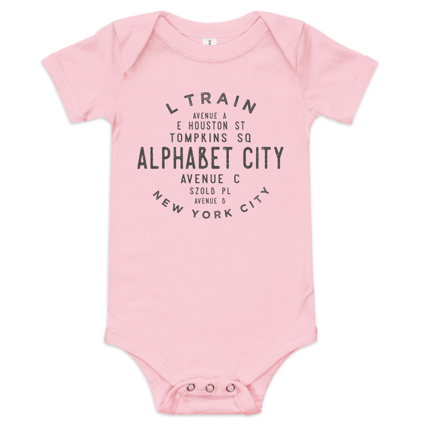 Alphabet City Manhattan NYC Infant Bodysuit