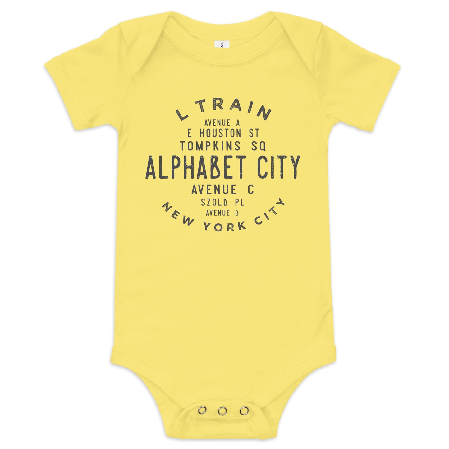 Alphabet City Manhattan NYC Infant Bodysuit