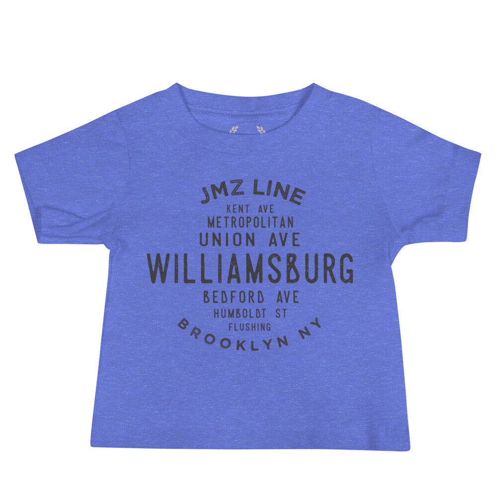 Williamsburg Brooklyn NYC Baby Jersey Tee