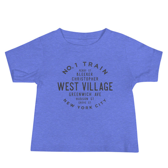 West Village Manhattan NYC Baby Jersey Tee