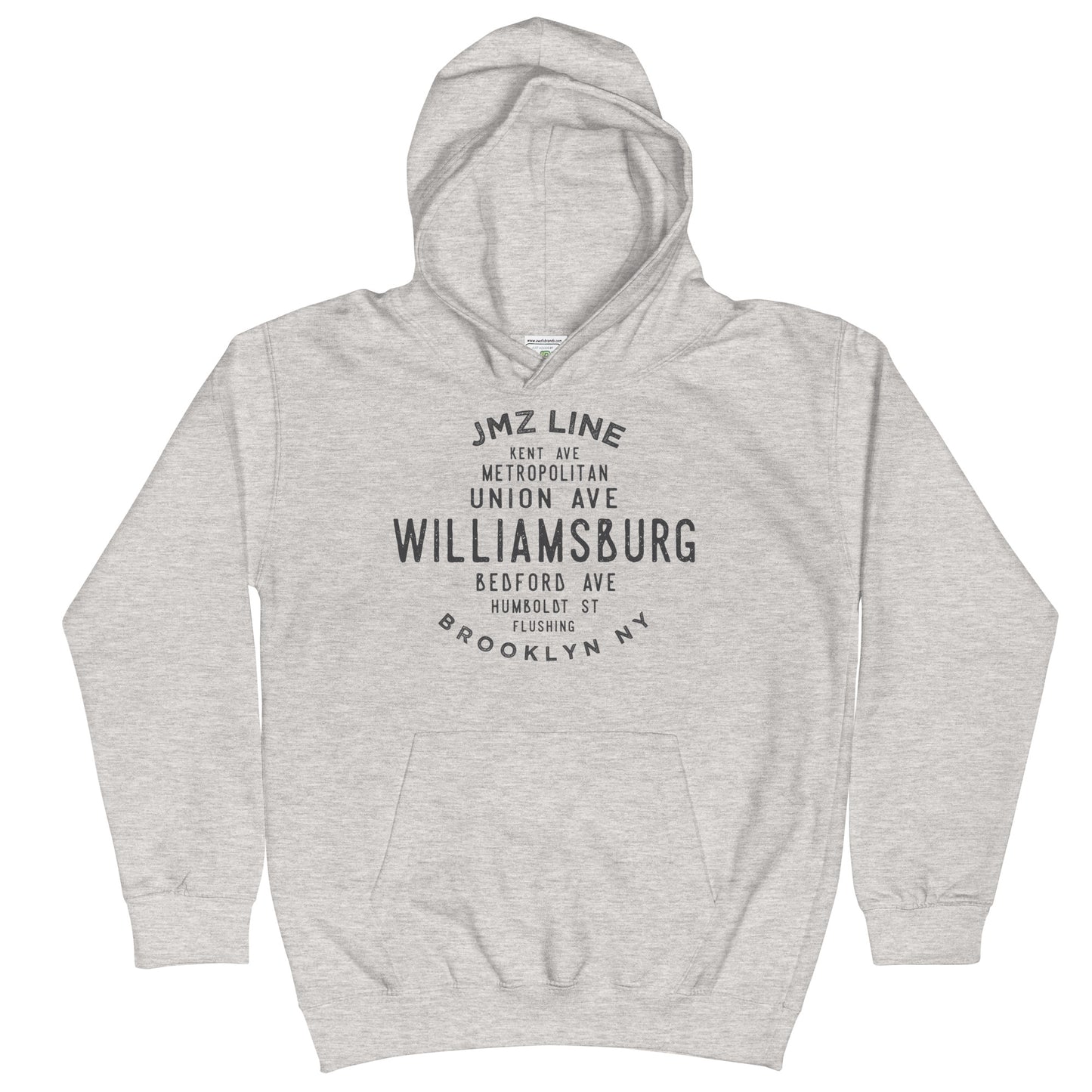 Williamsburg Brooklyn NYC Kids Hoodie