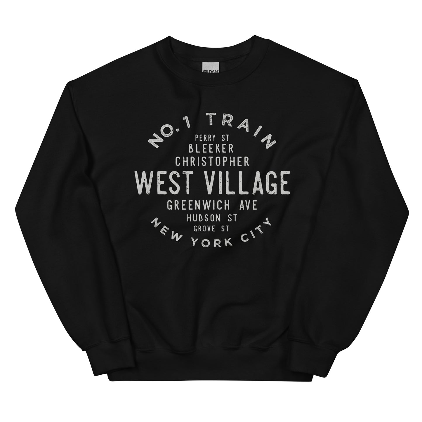 West Village Manhattan NYC Adult Unisex Sweatshirt