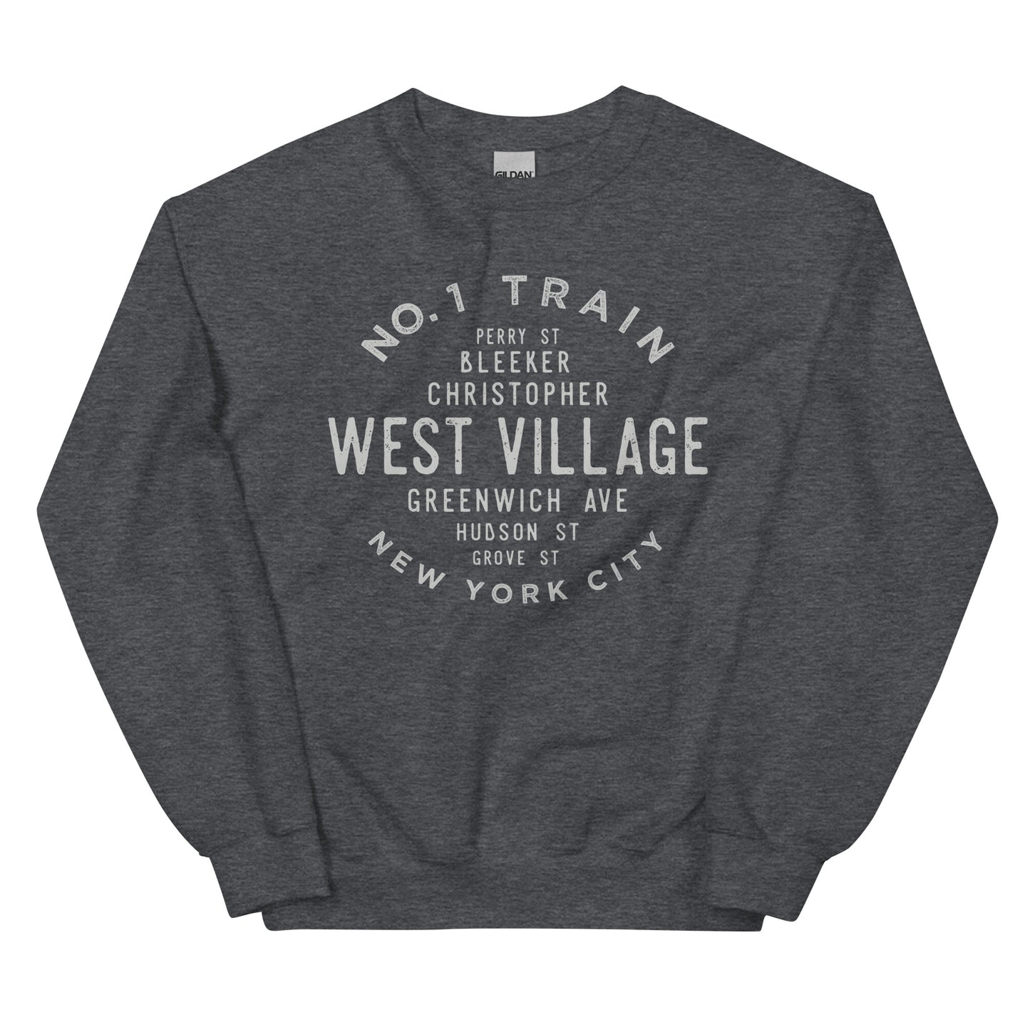 West Village Manhattan NYC Adult Unisex Sweatshirt