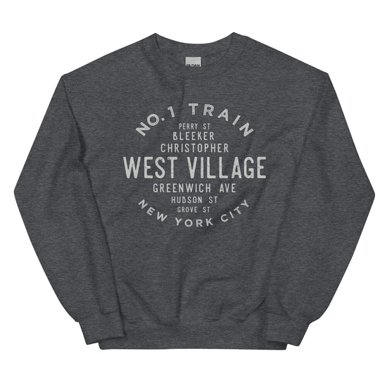 West Village Manhattan NYC Adult Unisex Sweatshirt