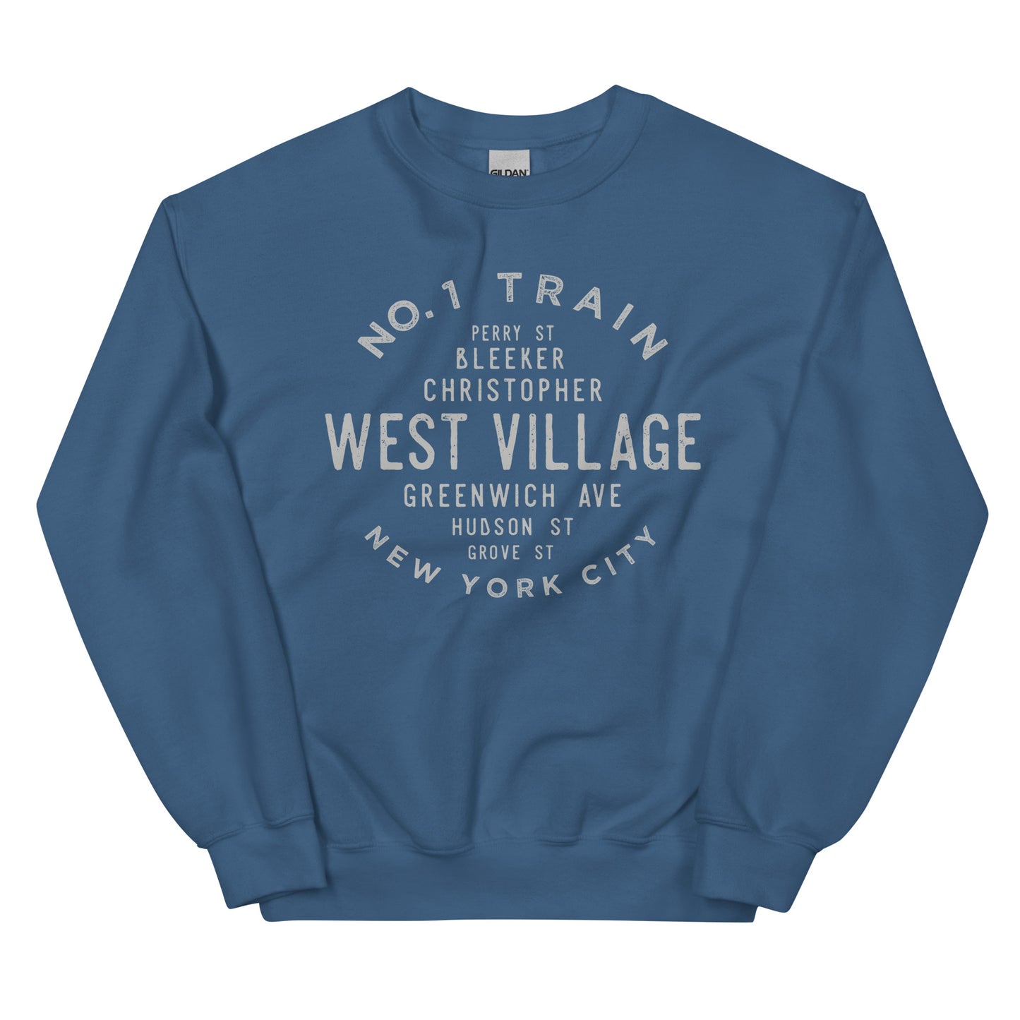 West Village Manhattan NYC Adult Unisex Sweatshirt