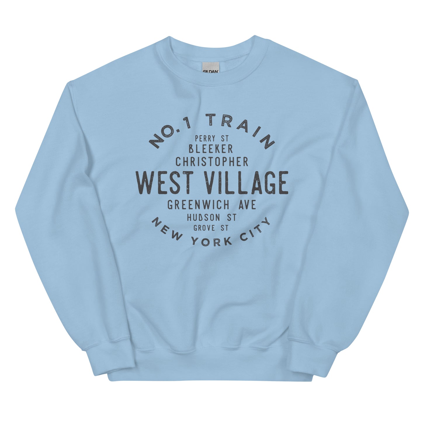West Village Manhattan NYC Adult Unisex Sweatshirt