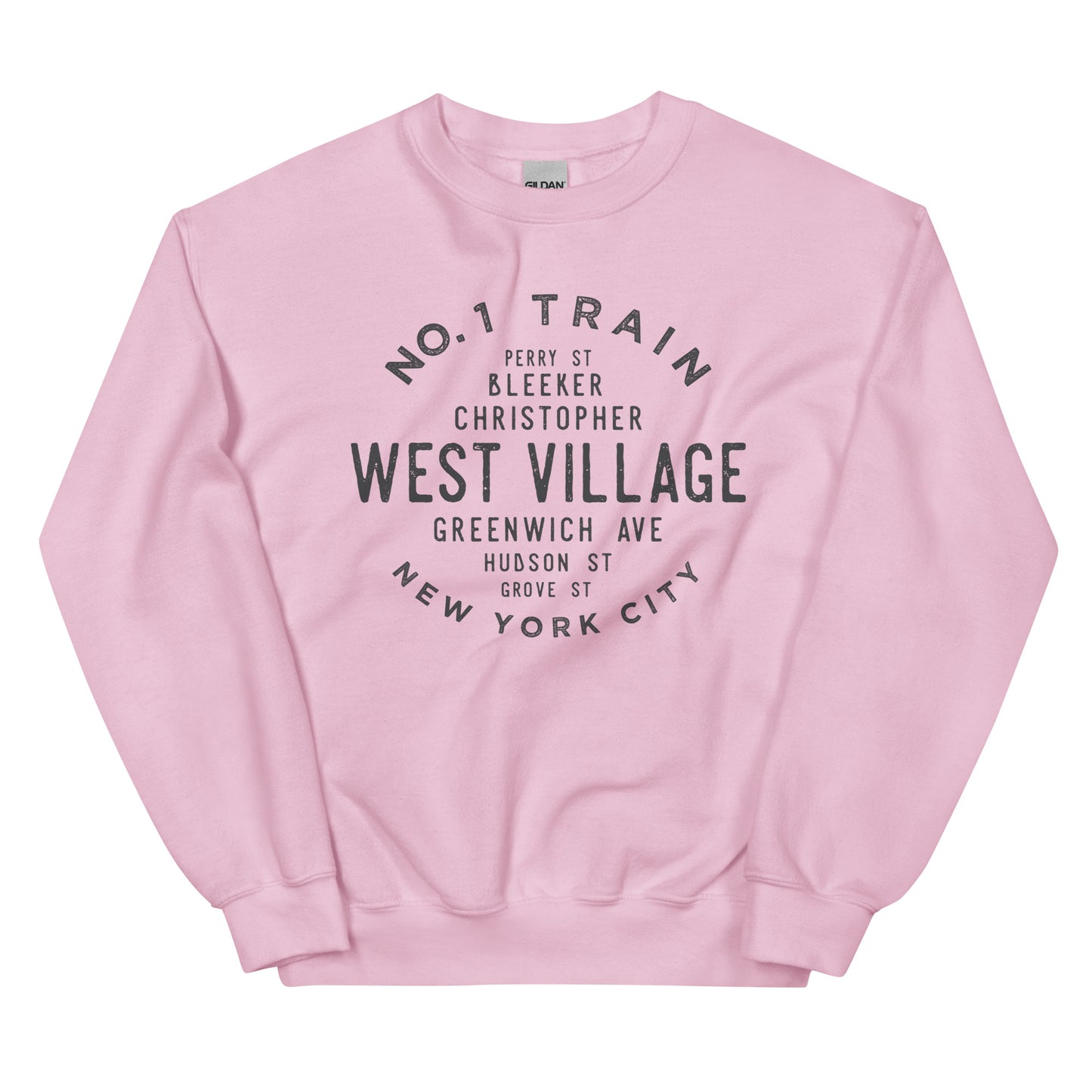 West Village Manhattan NYC Adult Unisex Sweatshirt