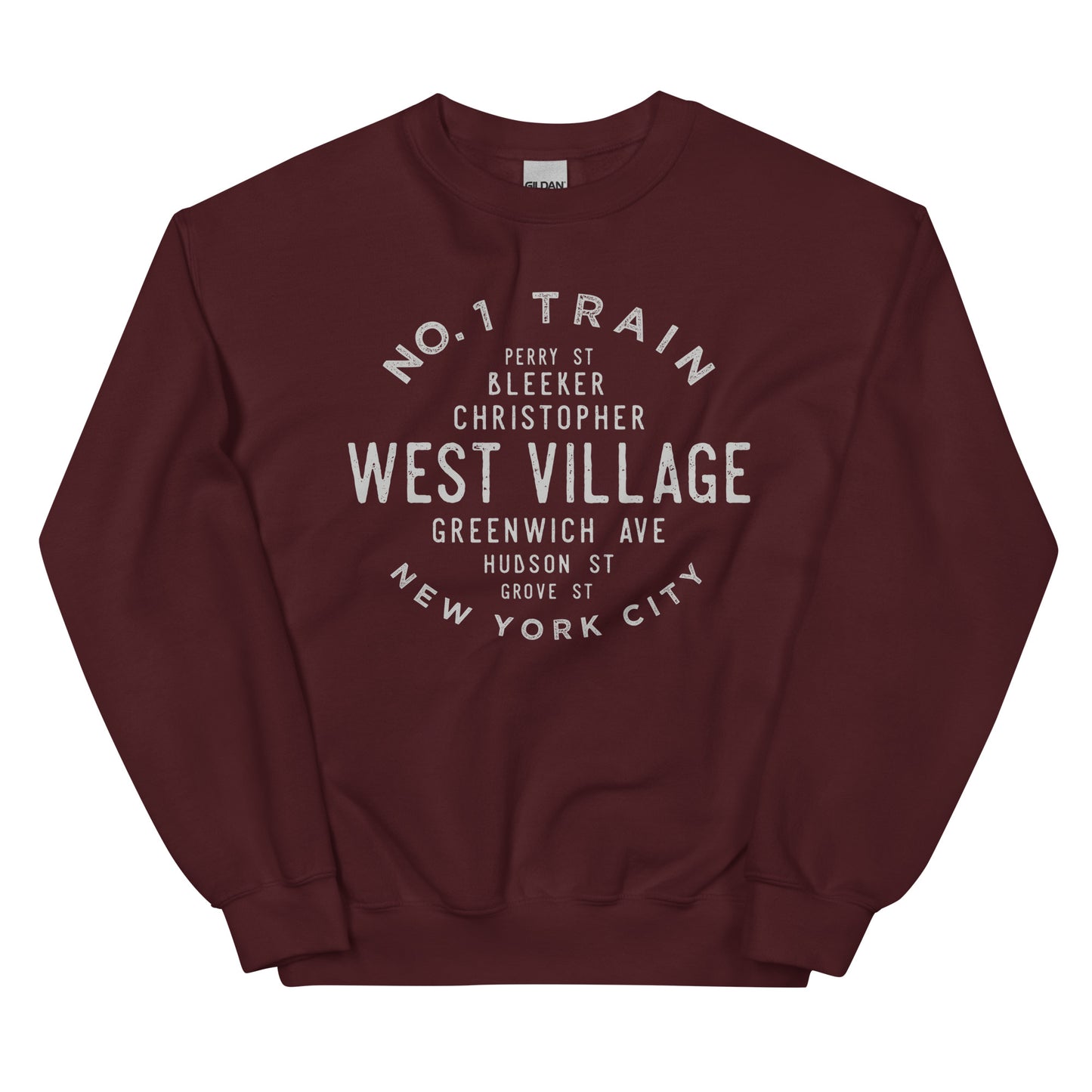 West Village Manhattan NYC Adult Unisex Sweatshirt