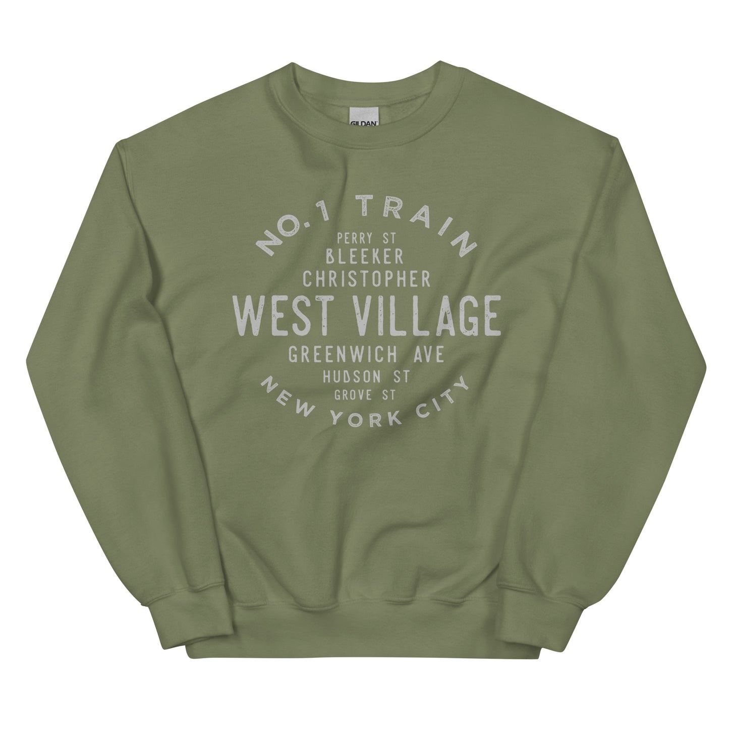 West Village Manhattan NYC Adult Unisex Sweatshirt