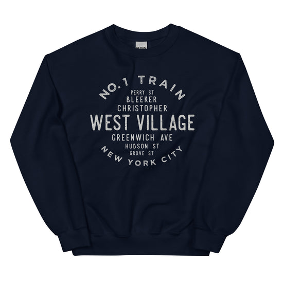 West Village Manhattan NYC Adult Unisex Sweatshirt