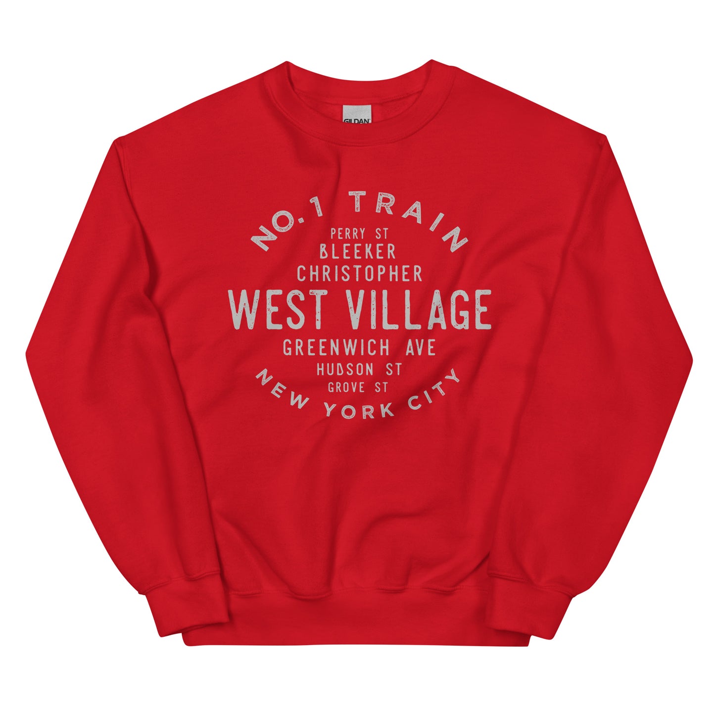 West Village Manhattan NYC Adult Unisex Sweatshirt