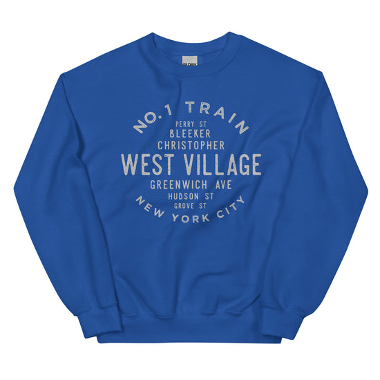 West Village Manhattan NYC Adult Unisex Sweatshirt