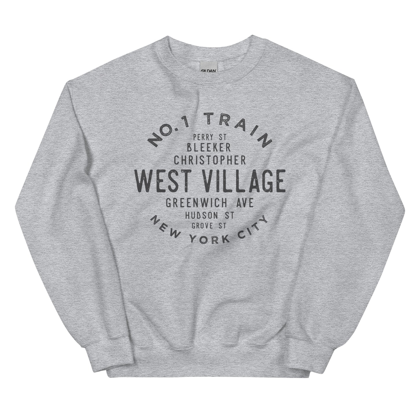 West Village Manhattan NYC Adult Unisex Sweatshirt