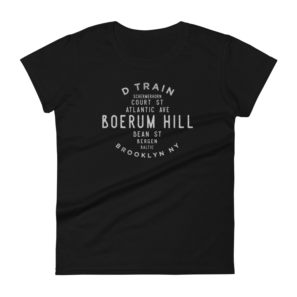 Boerum Hill Brooklyn NYC Women's Grid Tee