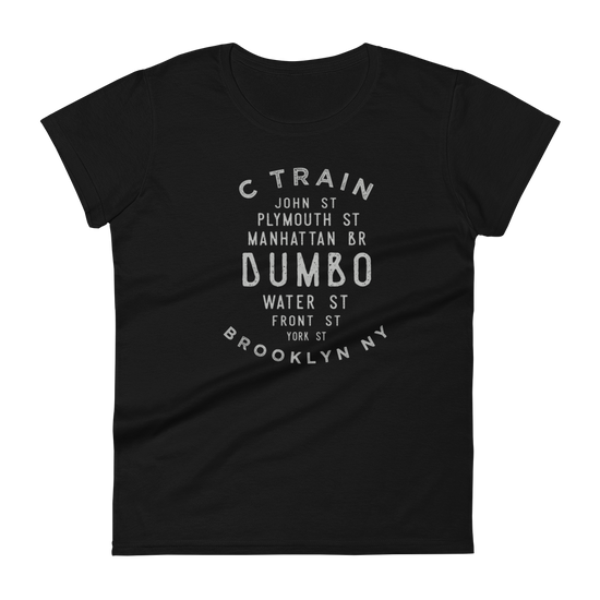 Dumbo Brooklyn NYC Women's Grid Tee