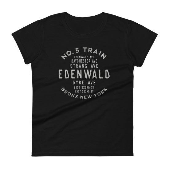 Edenwald Bronx NYC Women's Grid Tee