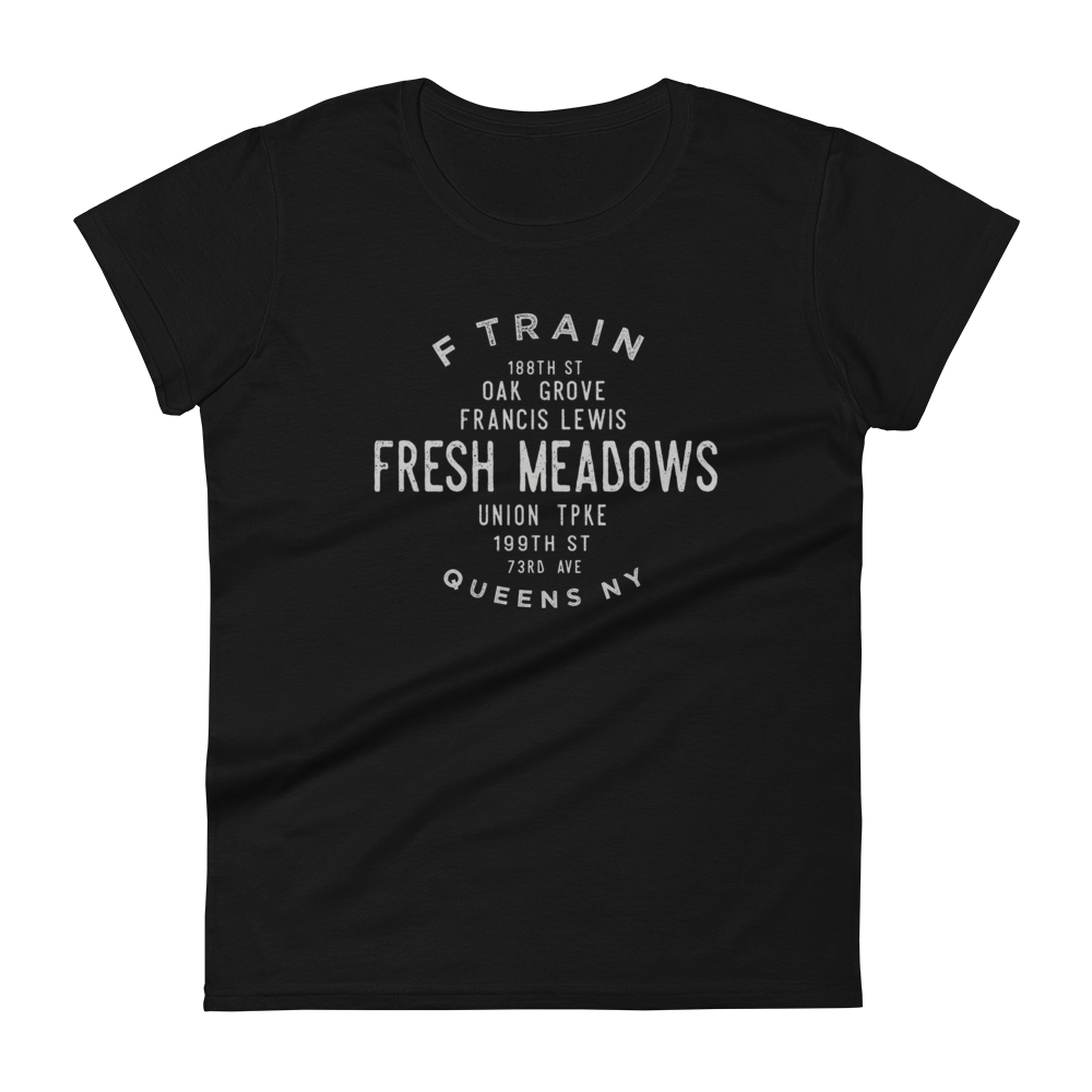Fresh Meadows Queens NYC Women's Grid Tee