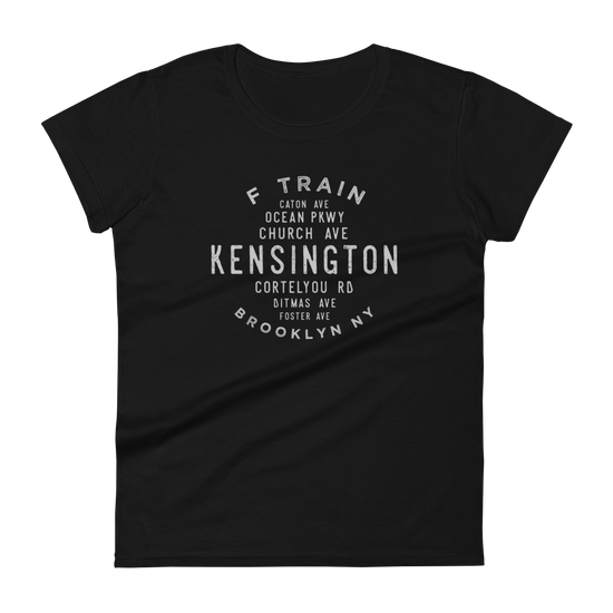 Kensington Brooklyn NYC Women's Grid Tee