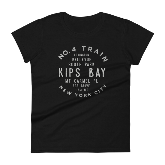 Kips Bay Manhattan NYC Women's Grid Tee