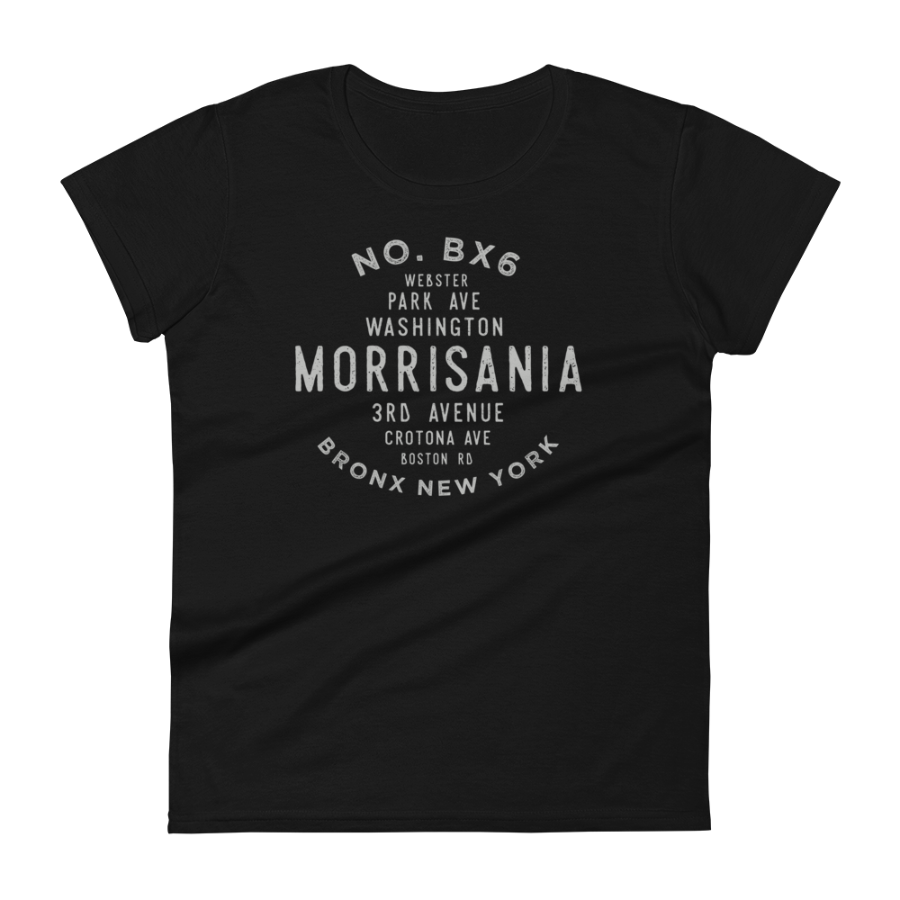 Morrisania Bronx NYC Women's Grid Tee