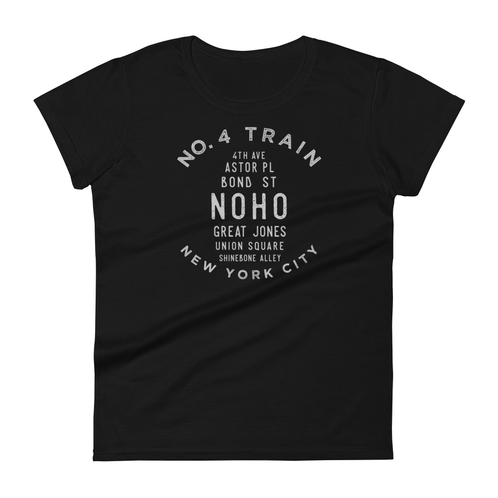 Noho Manhattan NYC Women's Grid Tee