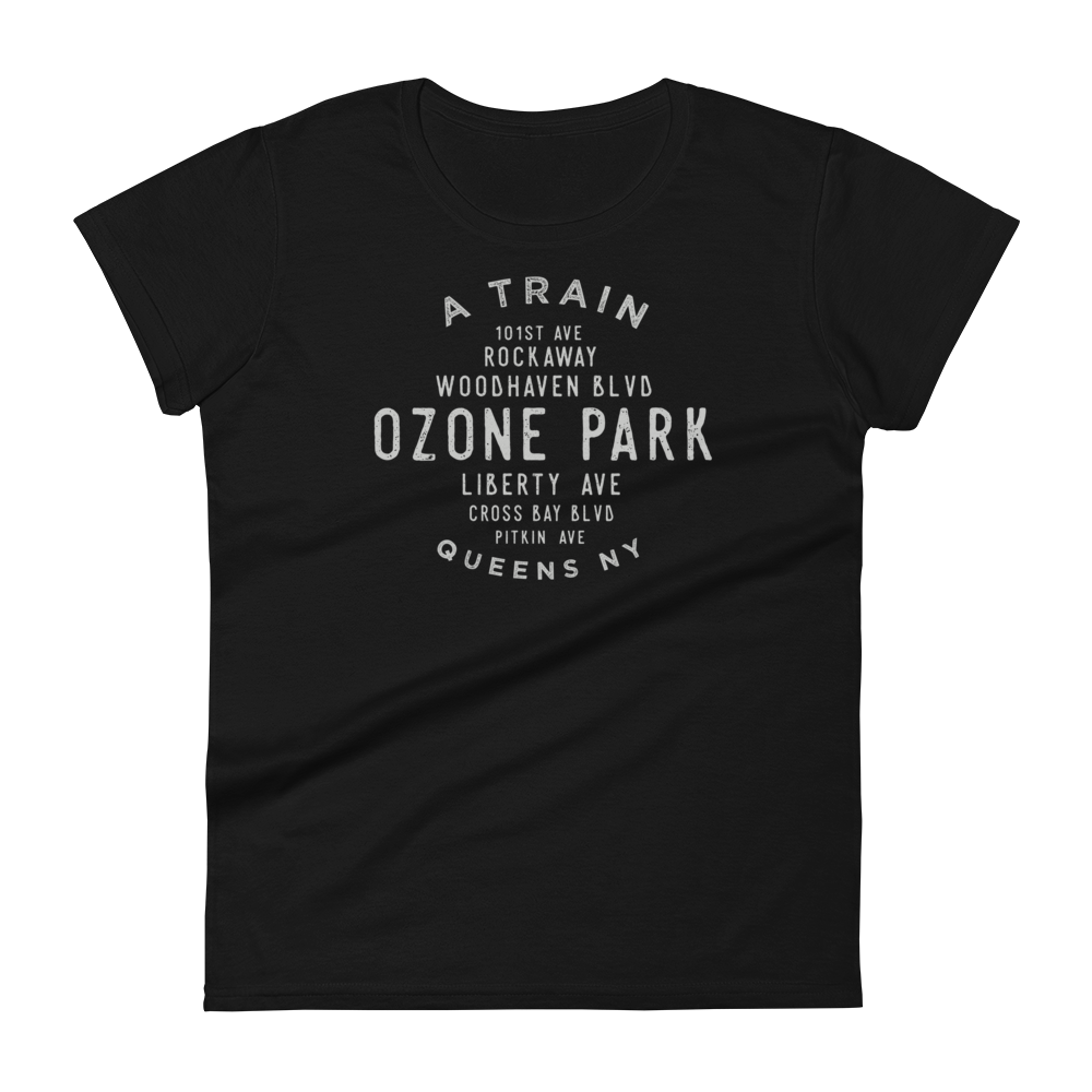 Ozone Park Queens NYC Women's Grid Tee